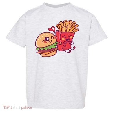 Burger Loves Fries Toddler T-Shirt