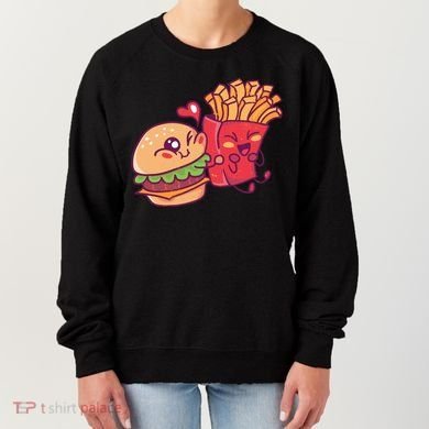 Burger Loves Fries Women's Sweatshirt