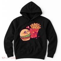 Burger Loves Fries Hoodie thumb 0