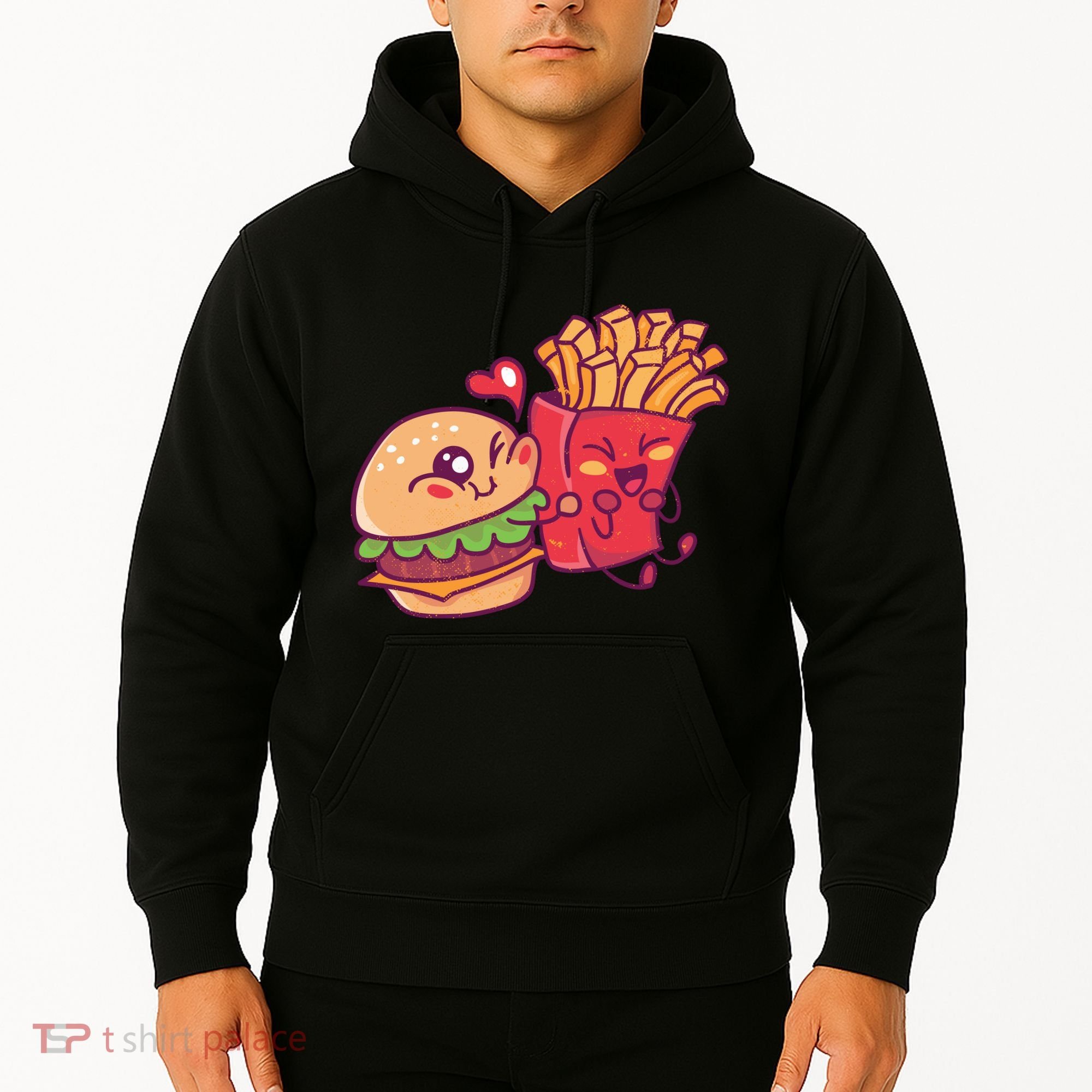 Burger Loves Fries Hoodie