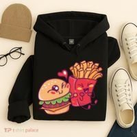 Burger Loves Fries Hoodie thumb 4