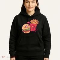 Burger Loves Fries Hoodie thumb 5