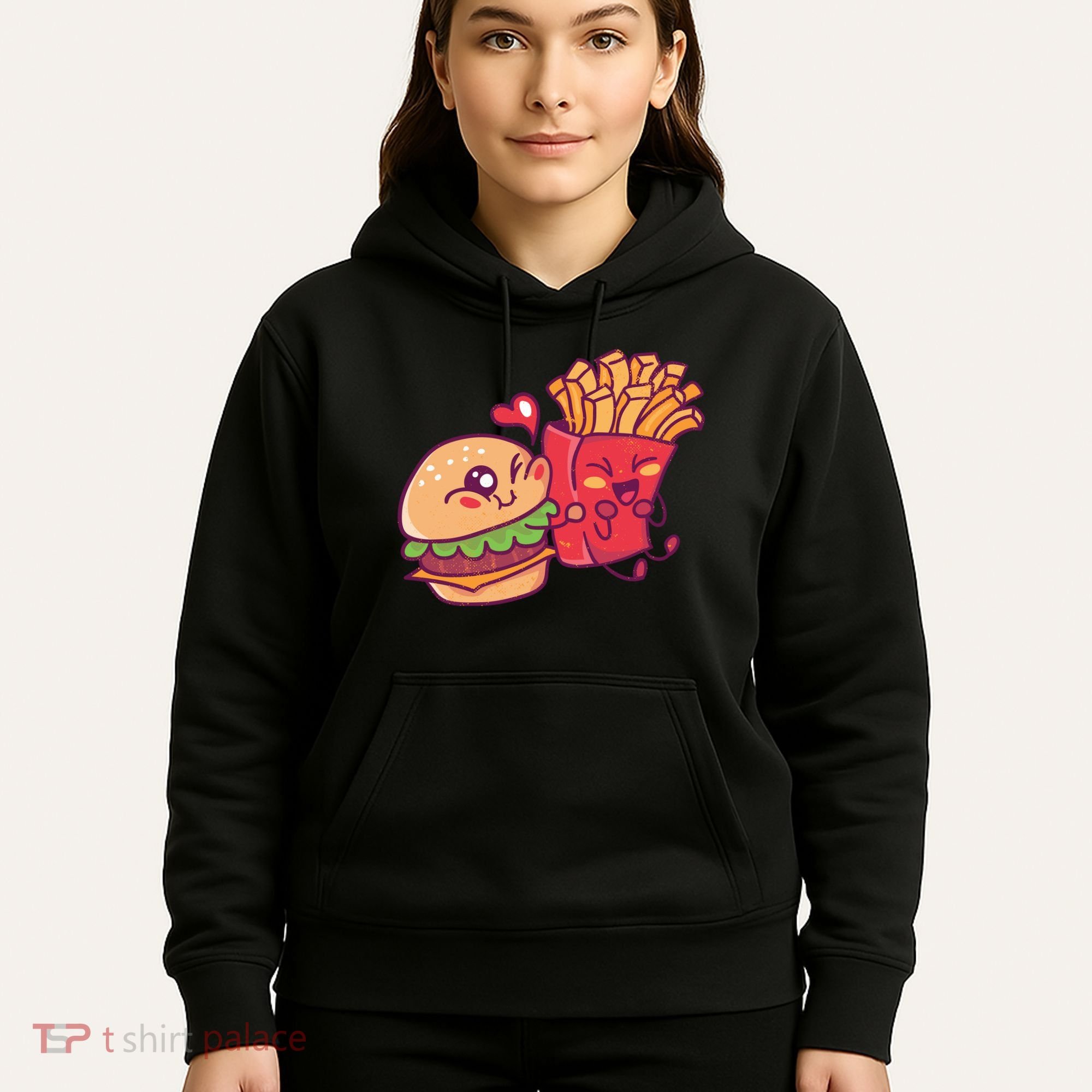 Burger Loves Fries Hoodie