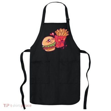 Burger Loves Fries Apron