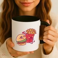 Burger Loves Fries Coffee Mug thumb 3