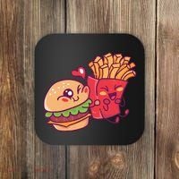 Burger Loves Fries Coaster thumb 0