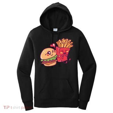 Burger Loves Fries Women's Hoodie