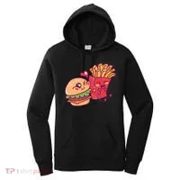 Burger Loves Fries Women's Hoodie thumb 0