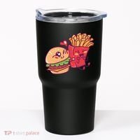 Burger Loves Fries Tumbler thumb 0