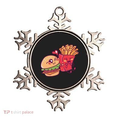Burger Loves Fries Ornament