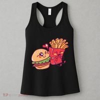 Burger Loves Fries Women's Tank Top thumb 3