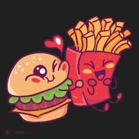 Burger Loves Fries Hat thumb 2