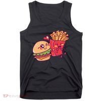 Burger Loves Fries Tank Top thumb 0