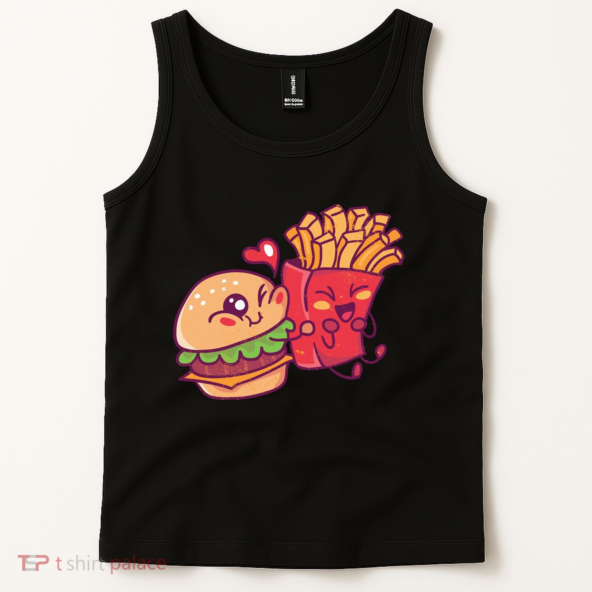 Burger Loves Fries Tank Top