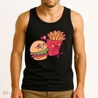 Burger Loves Fries Tank Top thumb 3
