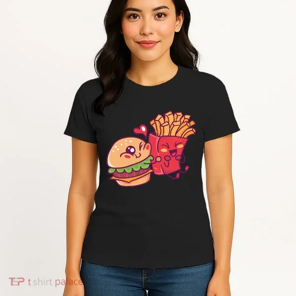 Burger Loves Fries Women's T-Shirt