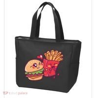 Burger Loves Fries Tote Bag thumb 3