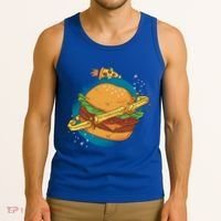 Burger Planet Tank Top thumb 3