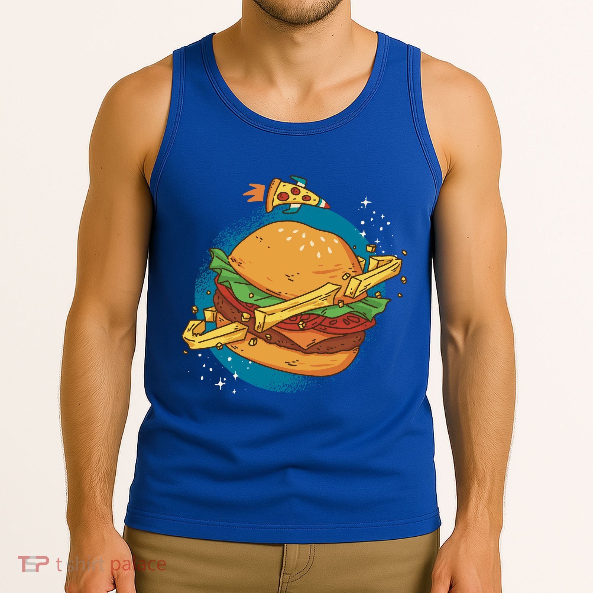 Burger Planet Tank Top