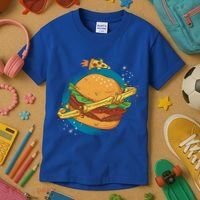 Burger Planet Kids T-Shirt thumb 3