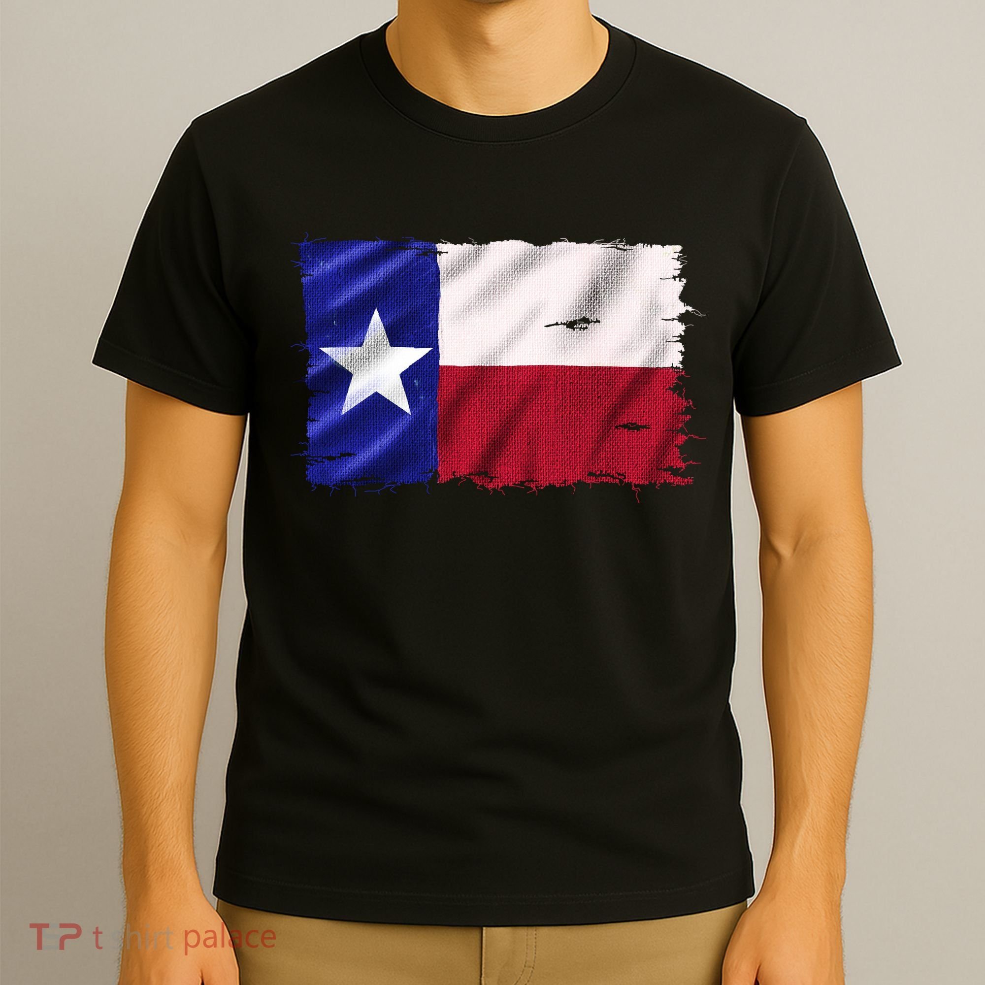 Burlap Vintage Texas Flag T-Shirt