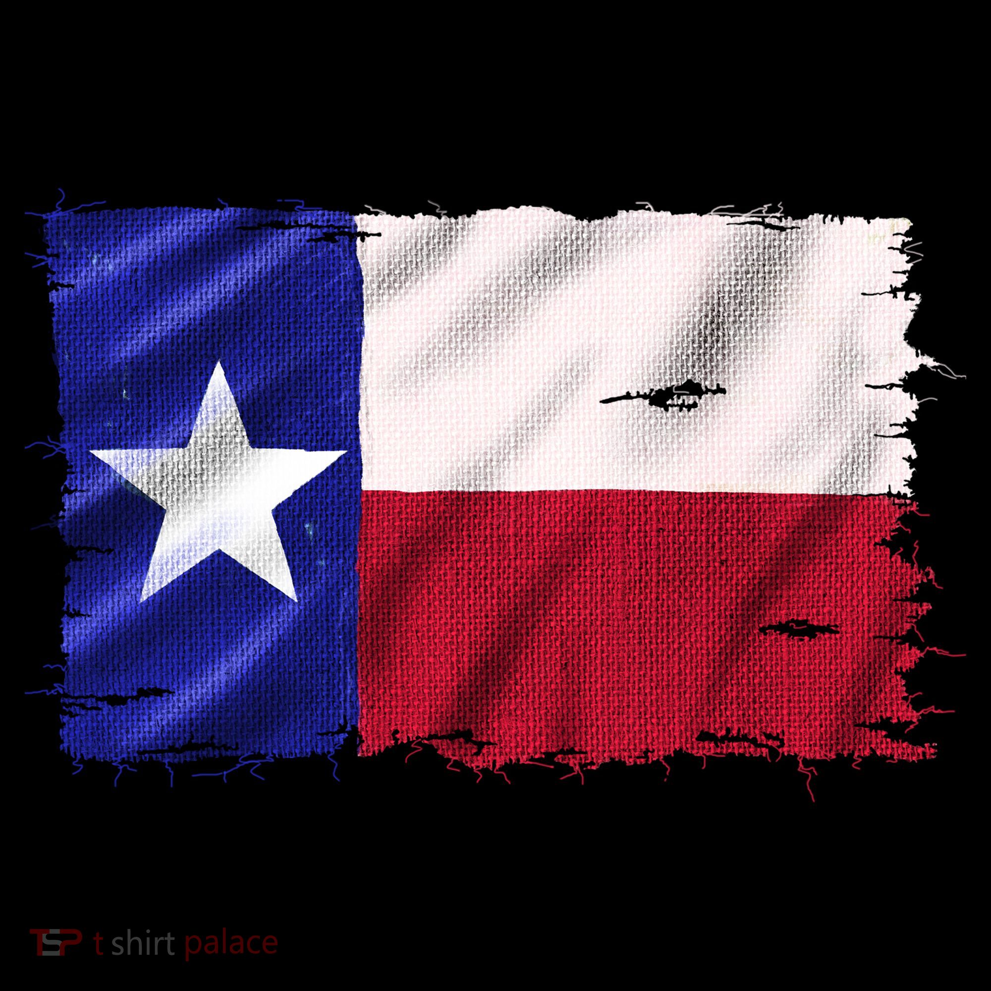 Burlap Vintage Texas Flag T-Shirt