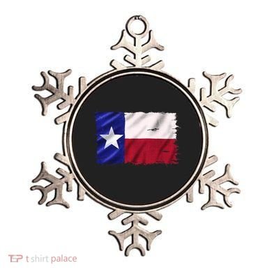Burlap Vintage Texas Flag Ornament