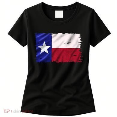 Burlap Vintage Texas Flag Women's T-Shirt