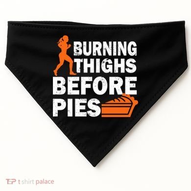 Burning Thighs For Christmas Pies USA-Made Doggie Bandana