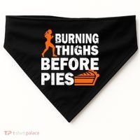 Burning Thighs For Christmas Pies USA-Made Doggie Bandana thumb 0