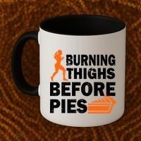 Burning Thighs For Christmas Pies Coffee Mug thumb 2