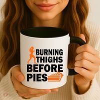 Burning Thighs For Christmas Pies Coffee Mug thumb 3