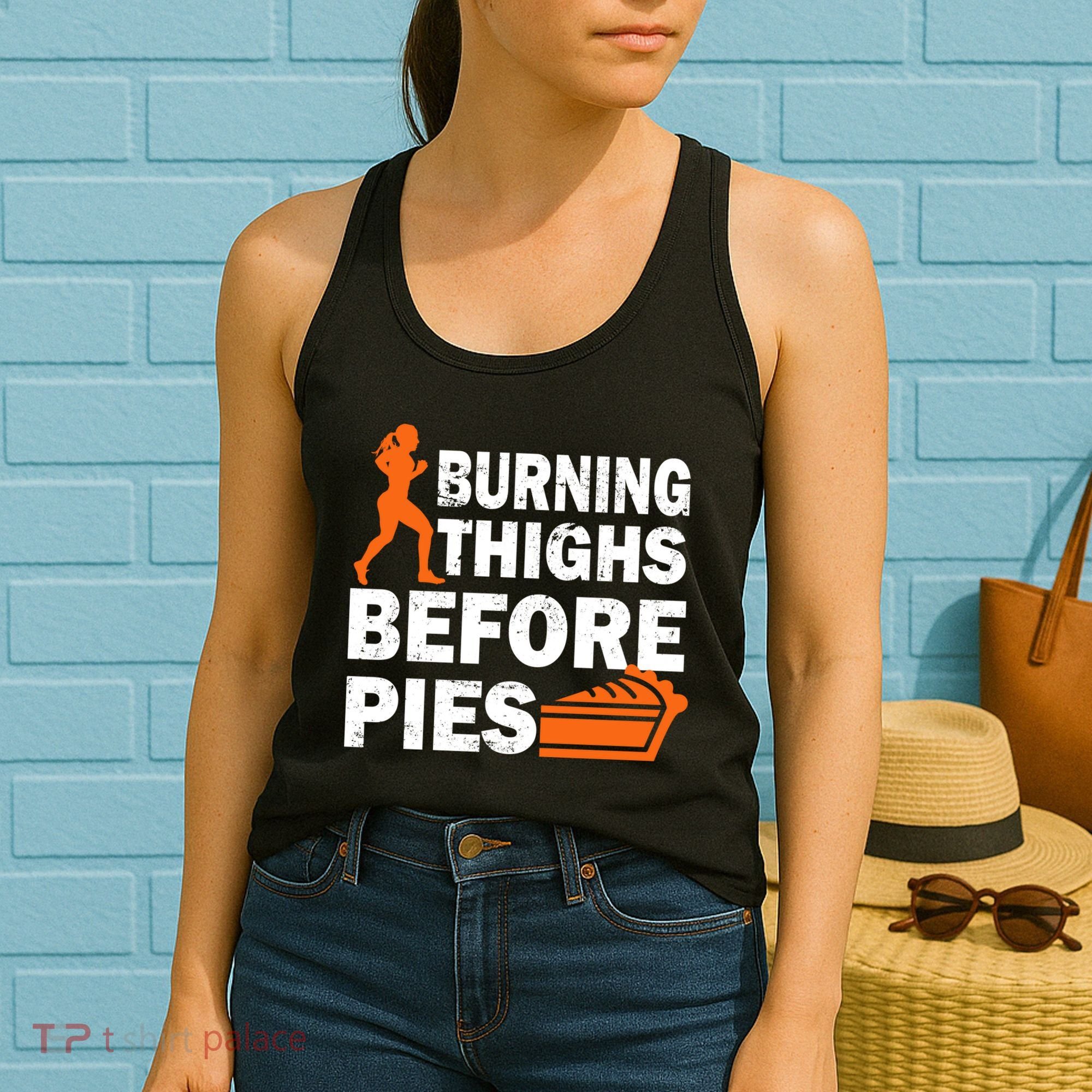 Burning Thighs For Christmas Pies Women's Tank Top