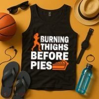 Burning Thighs For Christmas Pies Tank Top thumb 4