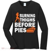Burning Thighs For Christmas Pies Women's Long Sleeve Shirt thumb 0