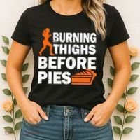 Burning Thighs For Christmas Pies Women's T-Shirt thumb 2