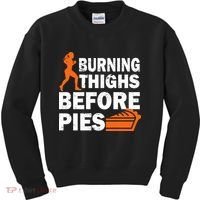 Burning Thighs For Christmas Pies Kids Sweatshirt thumb 0