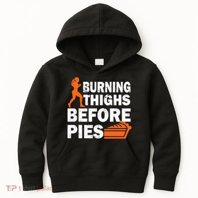 Burning Thighs For Christmas Pies Kids Hoodie