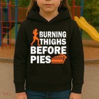 Burning Thighs For Christmas Pies Kids Hoodie thumb 3