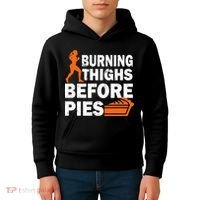 Burning Thighs For Christmas Pies Kids Hoodie thumb 4