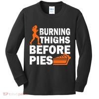 Burning Thighs For Christmas Pies Kids Long Sleeve Shirt thumb 0