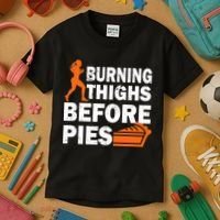 Burning Thighs For Christmas Pies Kids T-Shirt thumb 3