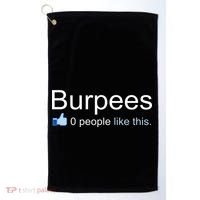 Burpees, 0 People Like This Golf Towel thumb 0
