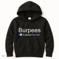 Burpees, 0 People Like This Kids Hoodie thumb 0