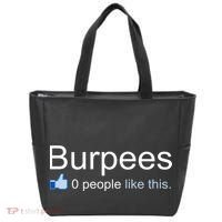 Burpees, 0 People Like This Tote Bag thumb 0