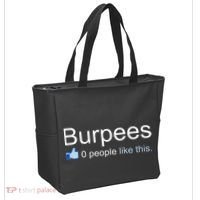 Burpees, 0 People Like This Tote Bag thumb 2