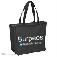 Burpees, 0 People Like This Tote Bag thumb 2