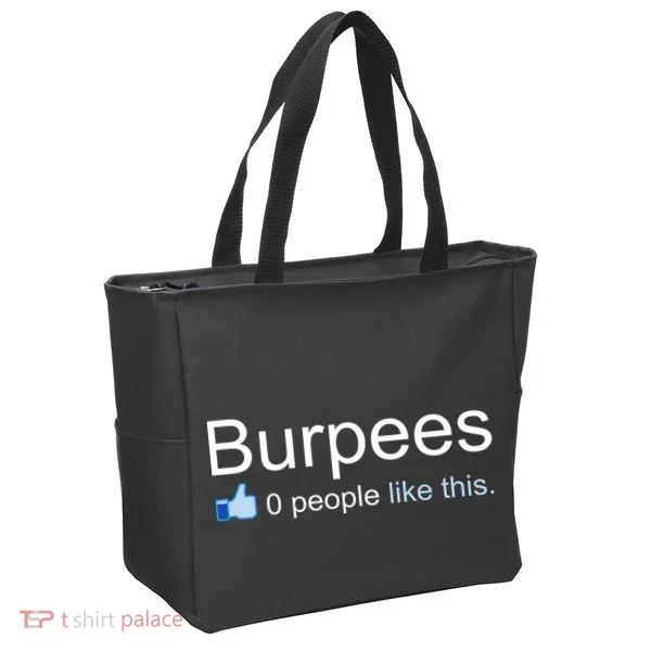 Burpees, 0 People Like This Tote Bag