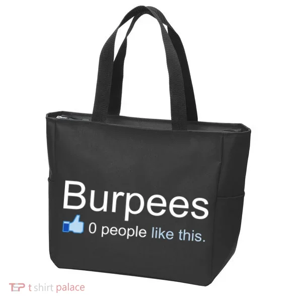 Burpees, 0 People Like This Tote Bag