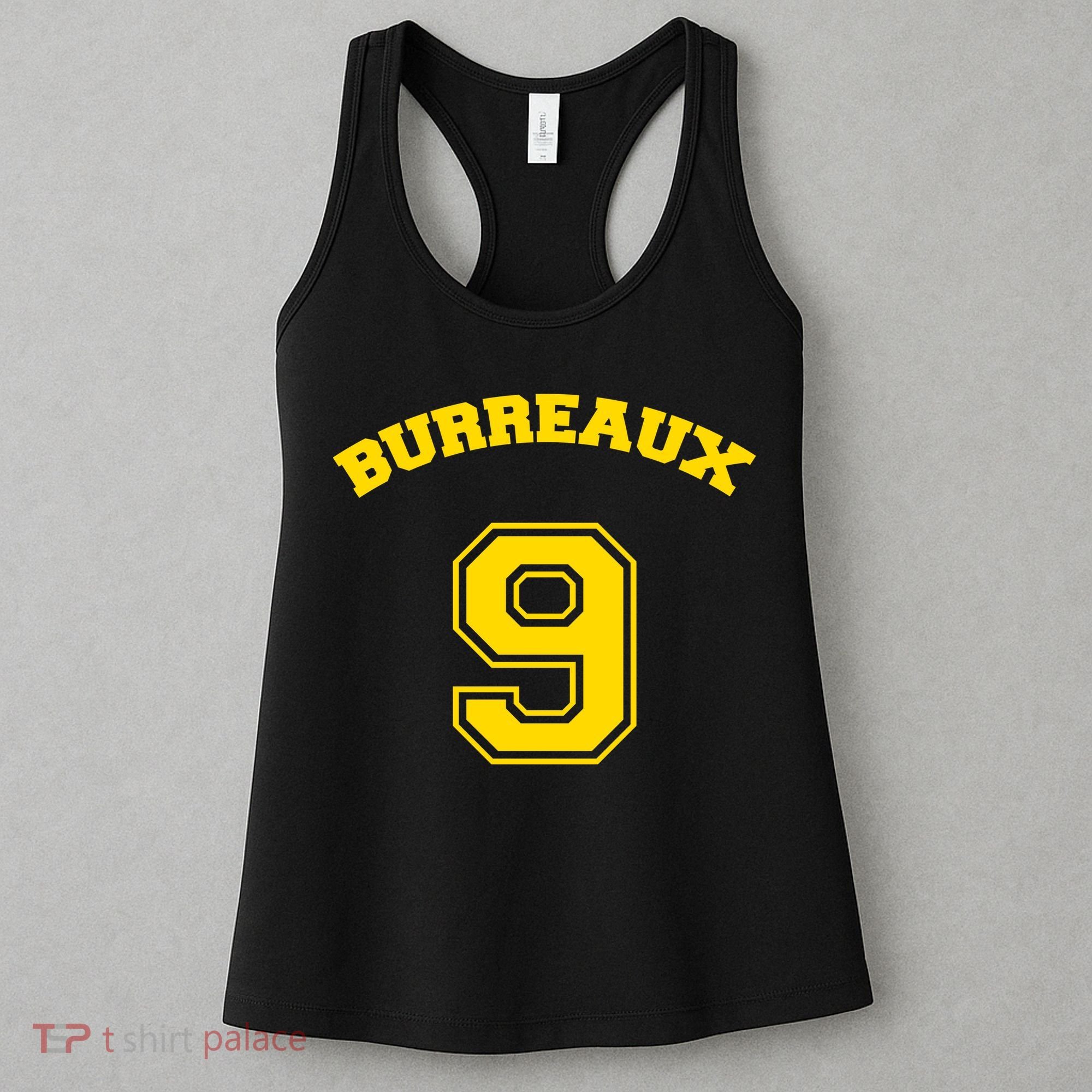 Burreaux Number 9 Louisiana Football Fan Women's Tank Top